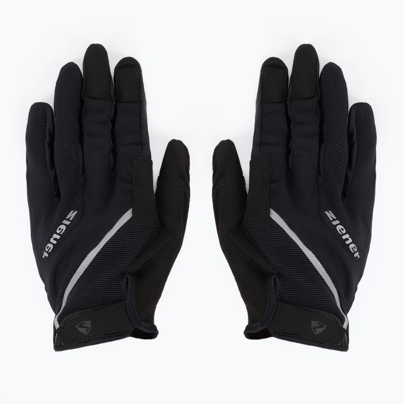 Rękawiczki rowerowe męskie ZIENER MTB Clyo Touch Long Gel black 3