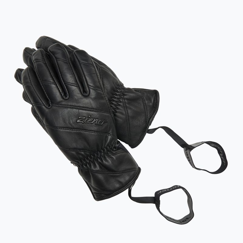 Rękawice narciarskie damskie ZIENER Kuma Aquashield black 6