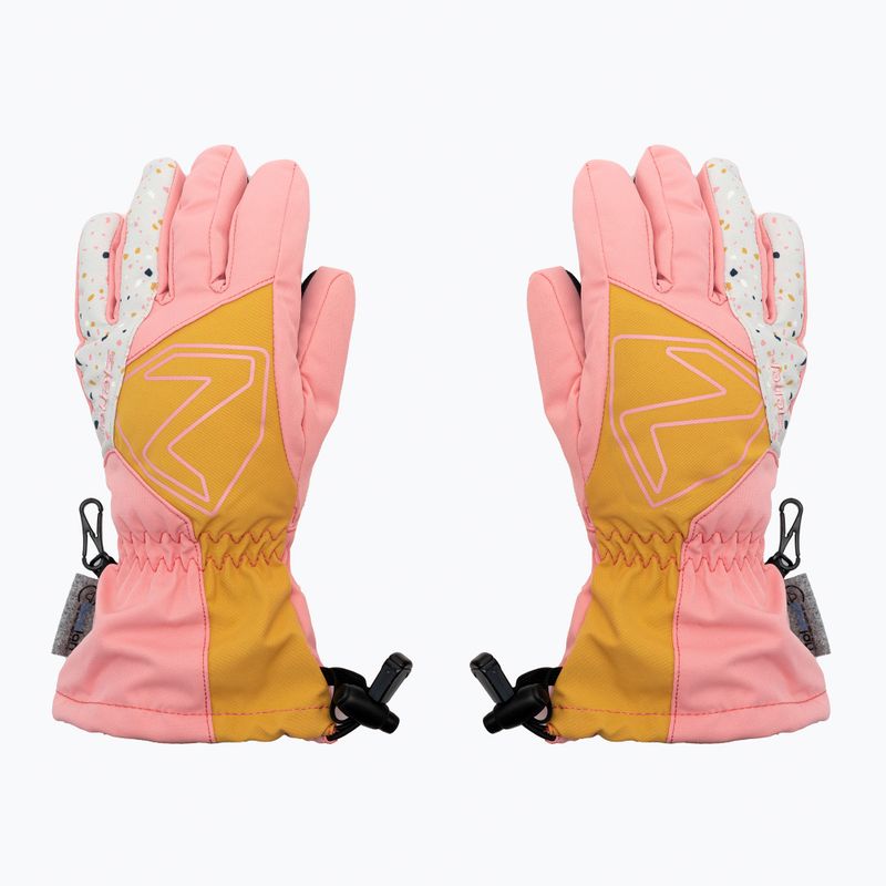 Rękawice narciarskie dziecięce ZIENER Laval Aquashield AW pink vanilla stru 2