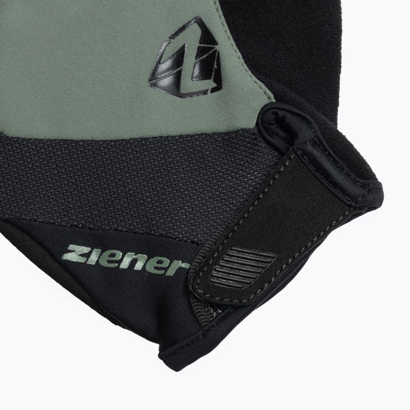 Rękawiczki rowerowe męskie ZIENER MTB Collby Gel green stone 4