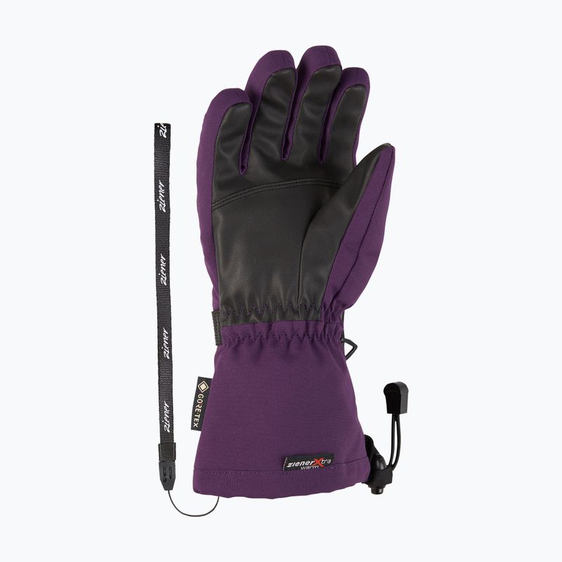 Rękawice narciarskie dziecięce ZIENER Lani GTX dark violet 9