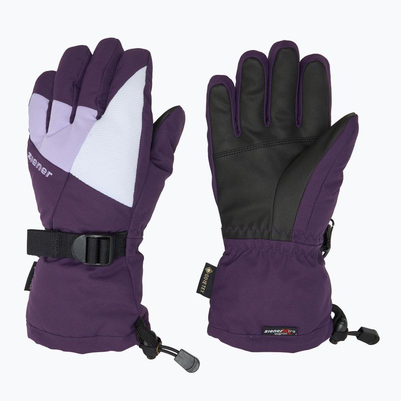 Rękawice narciarskie dziecięce ZIENER Lani GTX dark violet