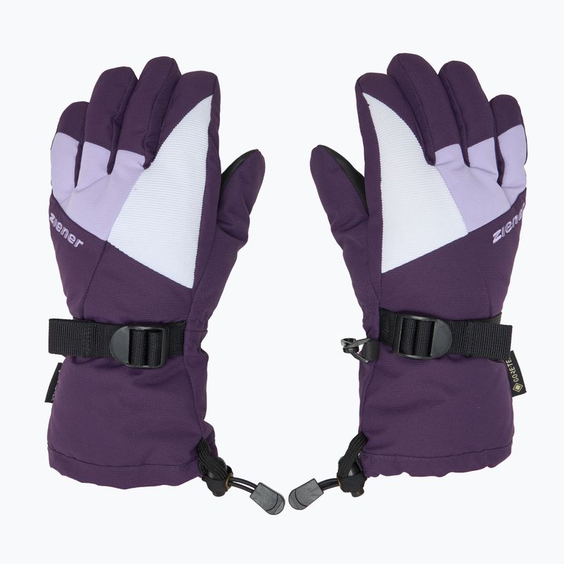 Rękawice narciarskie dziecięce ZIENER Lani GTX dark violet 3