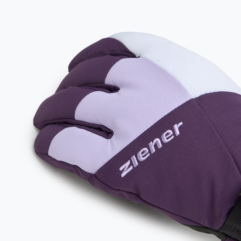 Rękawice narciarskie dziecięce ZIENER Lani GTX dark violet 4
