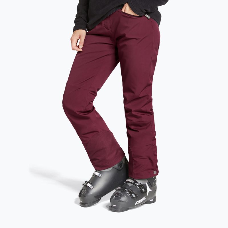 Spodnie narciarskie damskie ZIENER Tilla velvet red 2