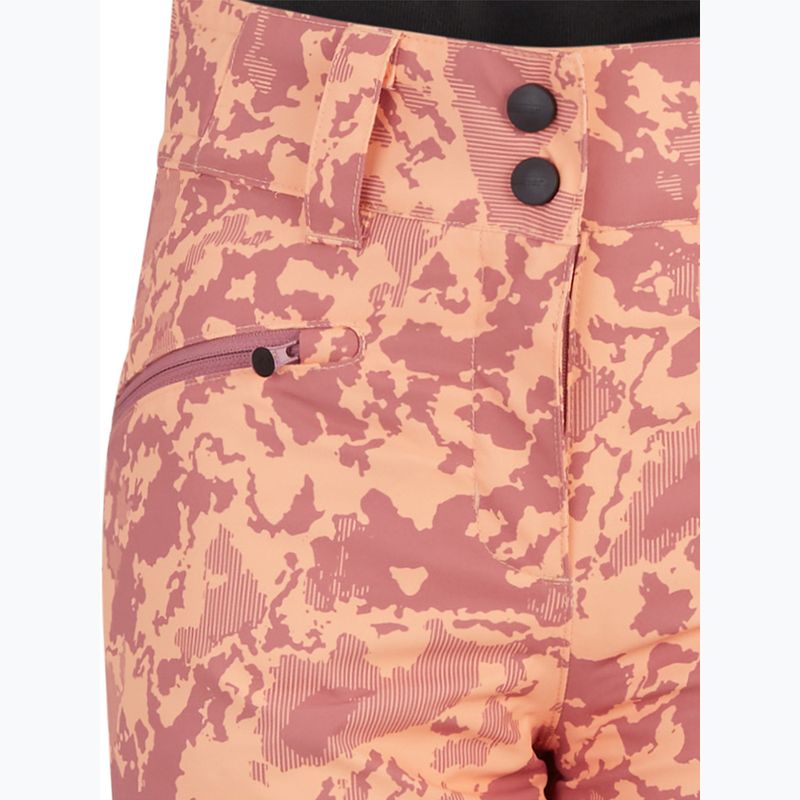 Spodnie narciarskie dziecięce ZIENER Alin rose blossom camo 3