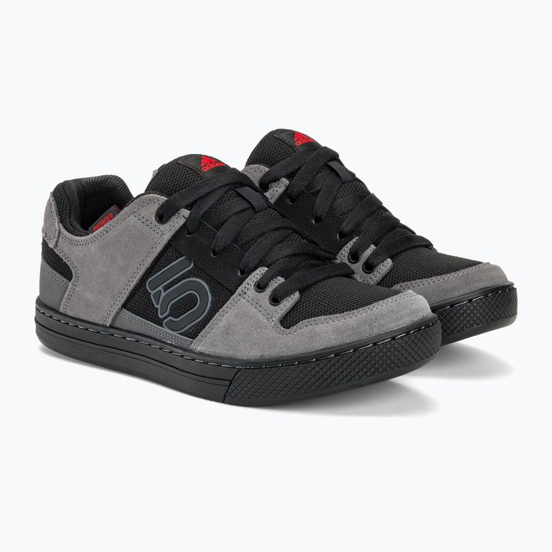 Buty rowerowe platformy męskie adidas FIVE TEN Freerider grey five/core black/grey four FW2836 5