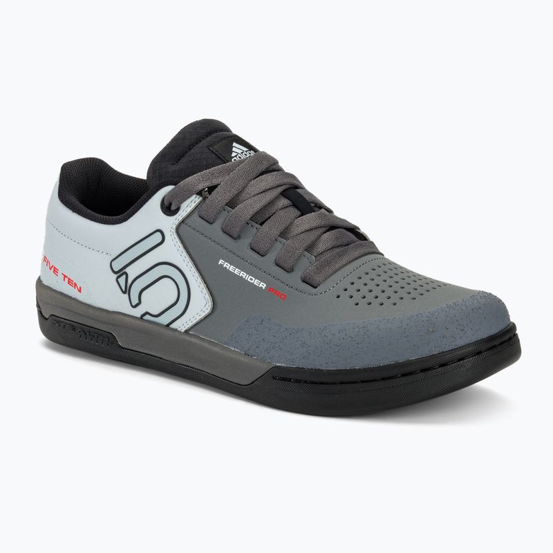 Buty rowerowe platformy męskie adidas FIVE TEN Freerider Pro grey five/ftwr white/halo blue