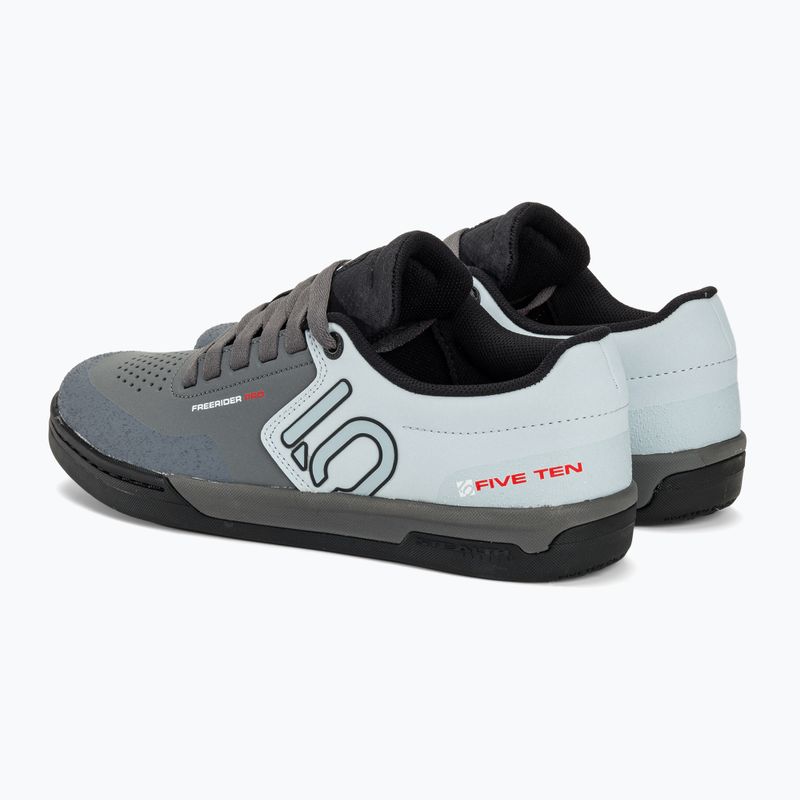 Buty rowerowe platformy męskie adidas FIVE TEN Freerider Pro grey five/ftwr white/halo blue 4