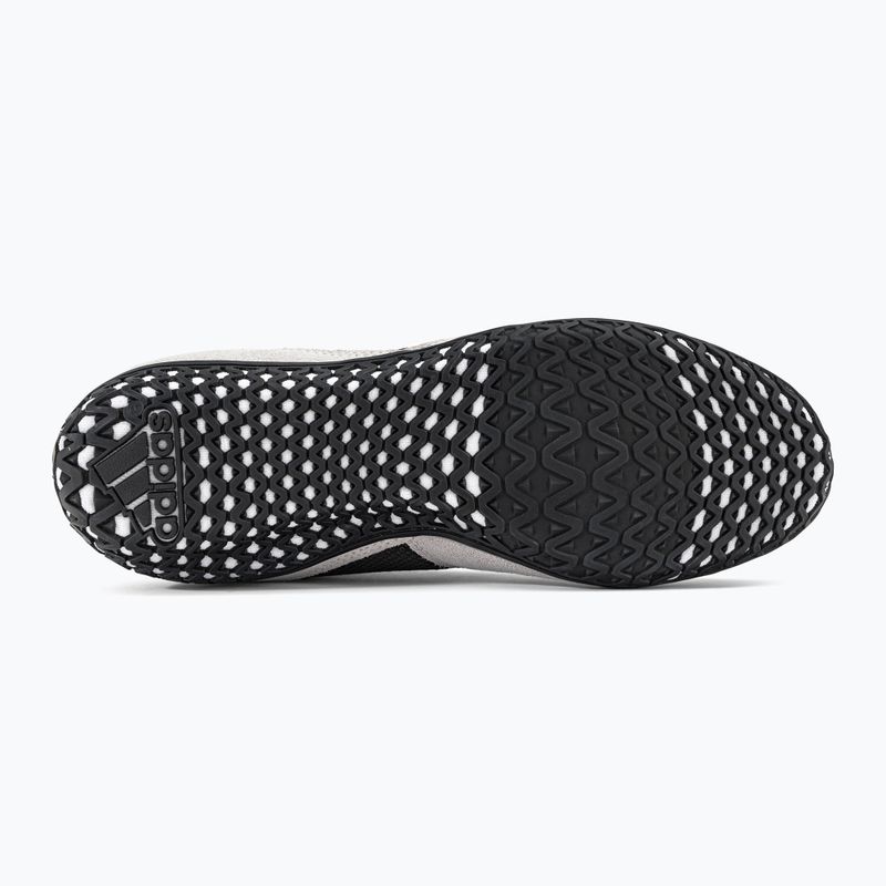 Buty zapaśnicze adidas Mat Wizard 5 czarno-białe FZ5381 5