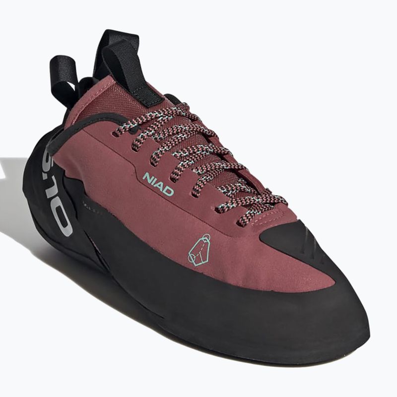 Buty wspinaczkowe męskie adidas Five Ten Niad Lace core black/crew red/acid mint 8