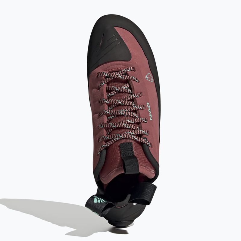 Buty wspinaczkowe męskie adidas Five Ten Niad Lace core black/crew red/acid mint 12