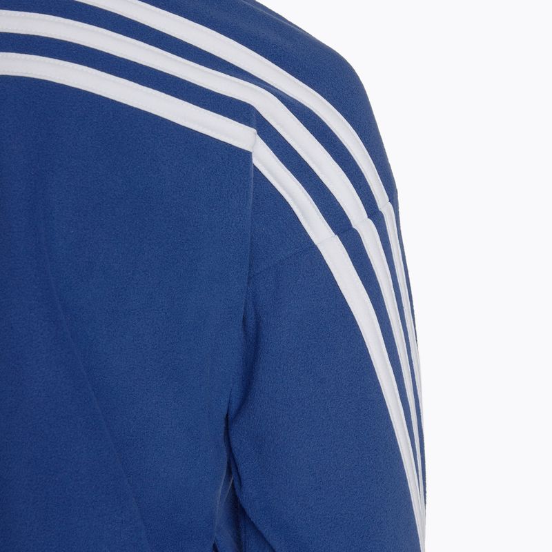 Bluza polarowa dziecięca adidas Future Icons Primegreen 3-Stripes Full-Zip Hooded royal blue/white 4