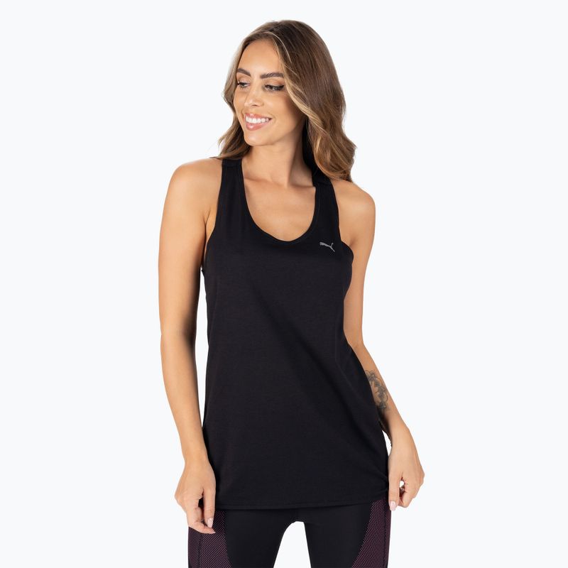 Tank top damski PUMA Studio Foundation Relax Tank Top puma black