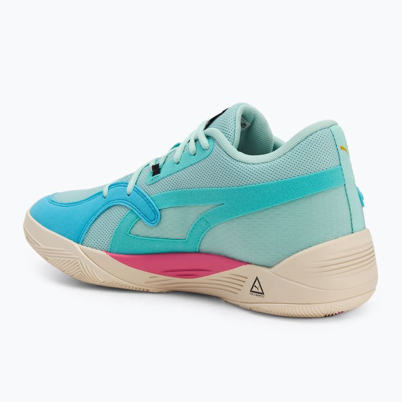 Buty męskie PUMA TRC Blaze Court eggshell blue/elektro pool 3