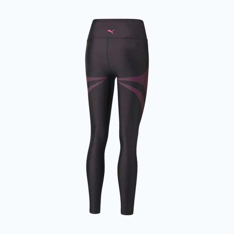 Legginsy treningowe damskie PUMA Eversculpt HW Full Tight puma black/sunset pink 7