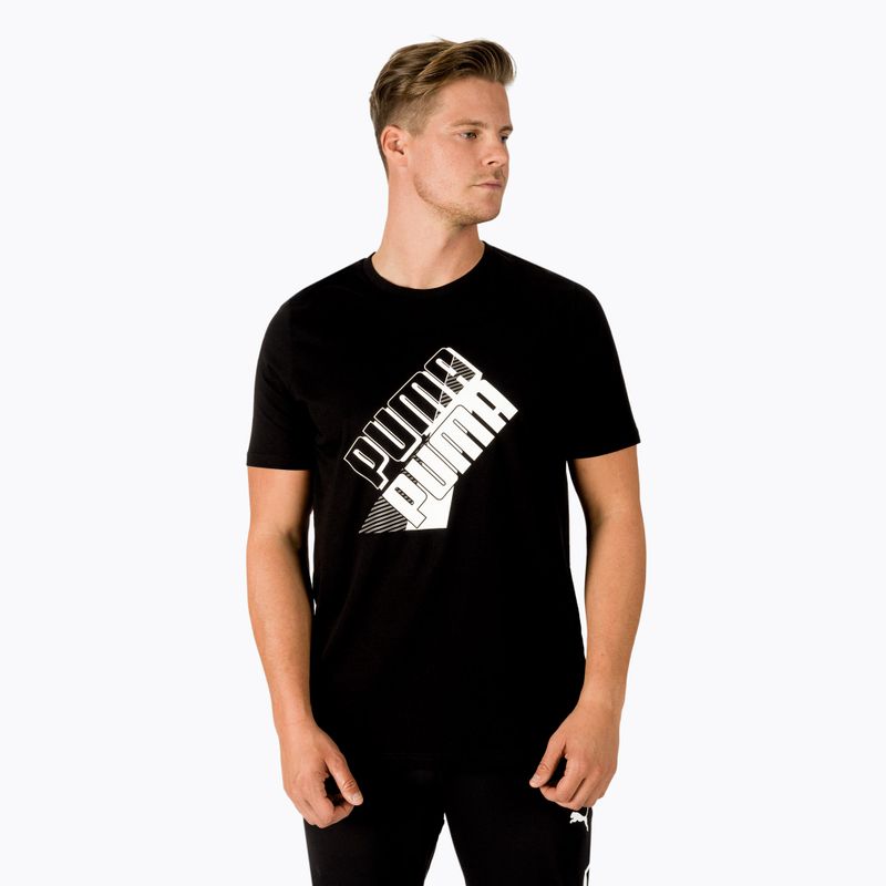 Koszulka męska PUMA Power Logo puma black