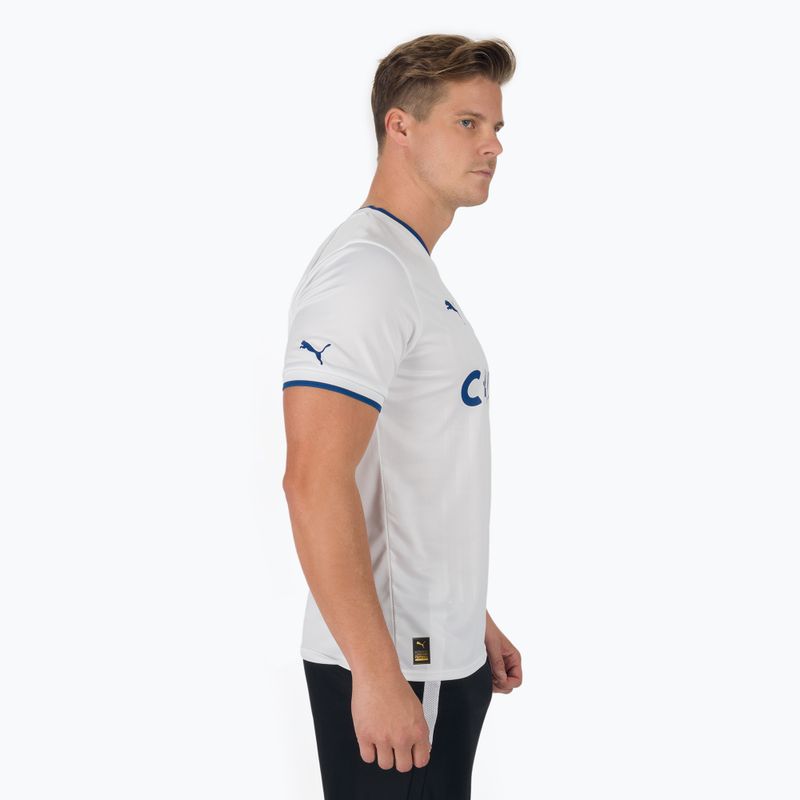 Koszulka piłkarska męska PUMA Om Home Jersey Replica puma white limoge 3