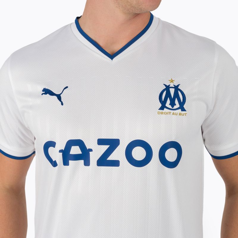Koszulka piłkarska męska PUMA Om Home Jersey Replica puma white limoge 4