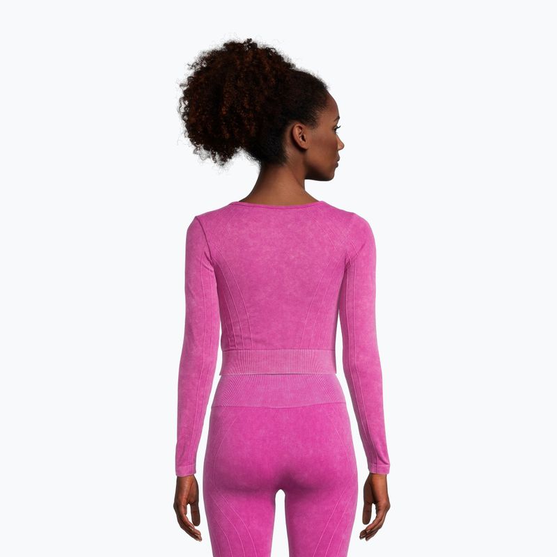 Top treningowy damski FILA Radnor Semless Cropped wild aster 2