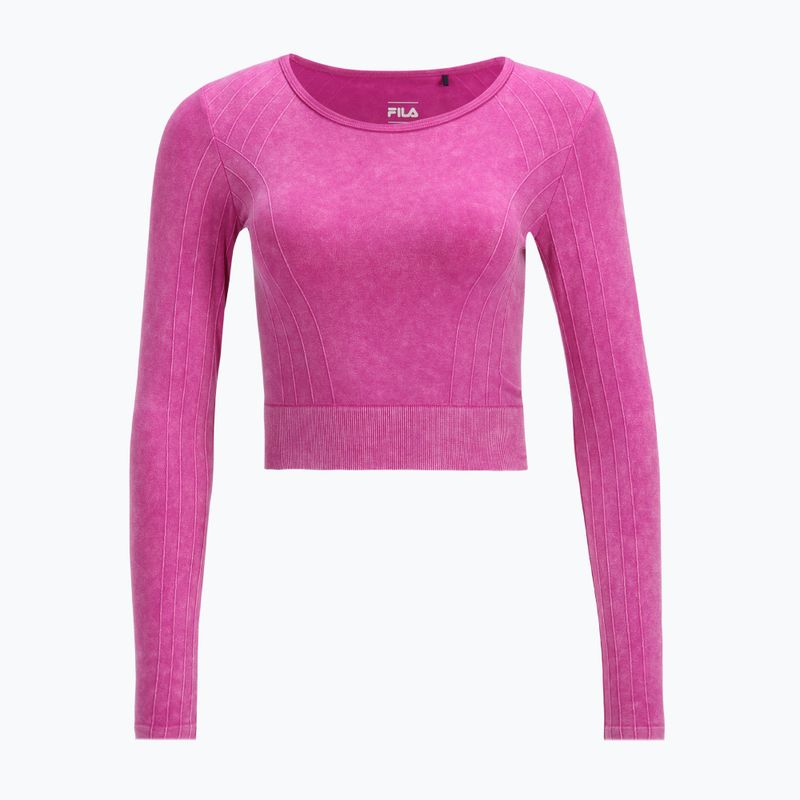Top treningowy damski FILA Radnor Semless Cropped wild aster 3