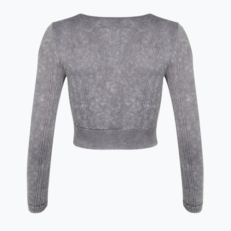 Top treningowy damski FILA Radnor Semless Cropped night owl 2