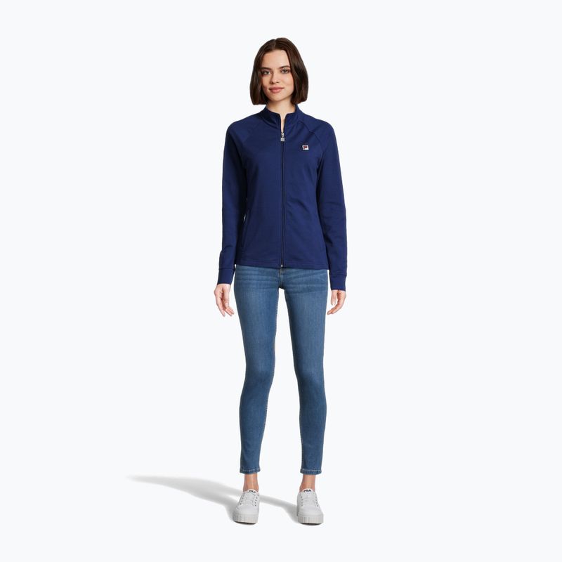 Bluza damska FILA Benidorm Track medieval blue 2