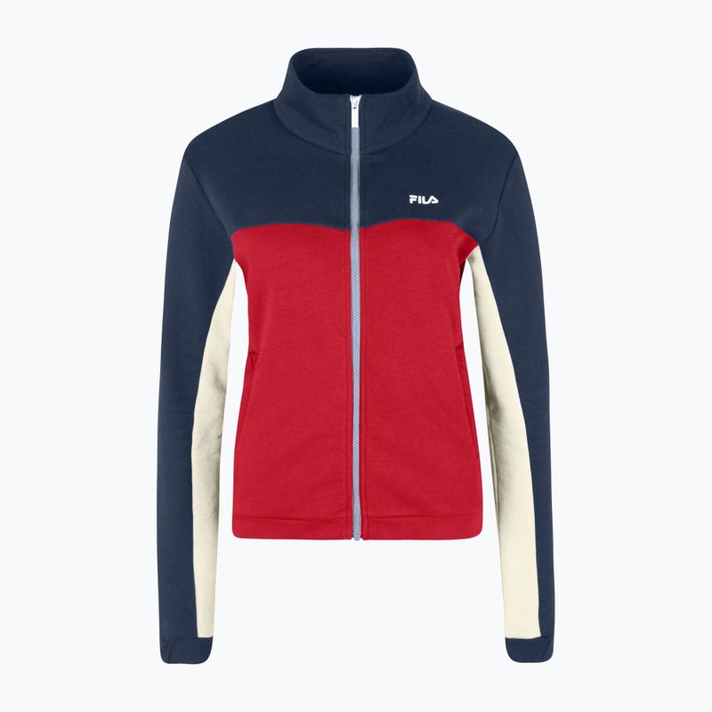 Bluza damska FILA Bruckberg Track black iris true red antique white