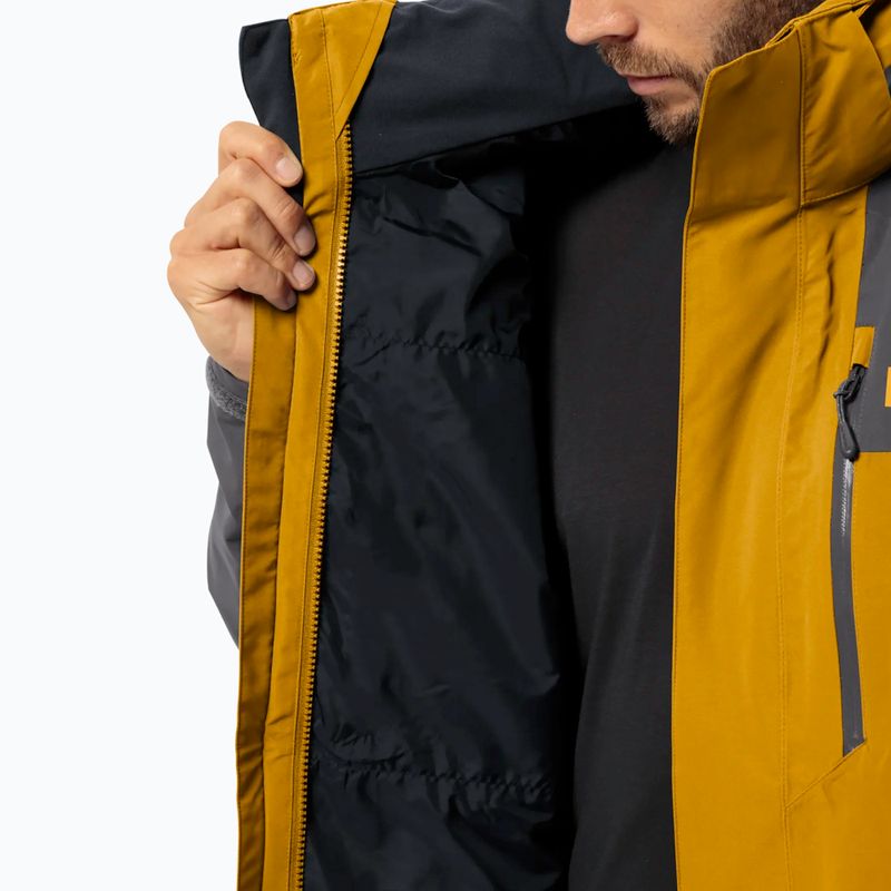 Kurtka przeciwdeszczowa męska Jack Wolfskin Jasper 2L curry 4