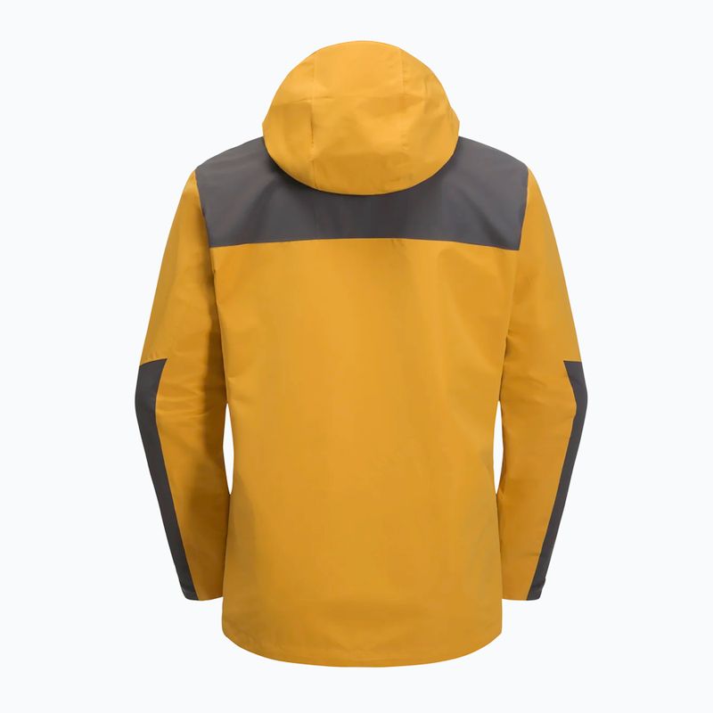 Kurtka przeciwdeszczowa męska Jack Wolfskin Jasper 2L curry 7