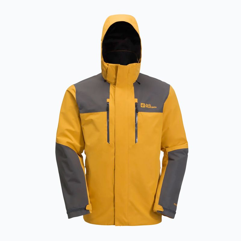 Kurtka przeciwdeszczowa męska Jack Wolfskin Jasper 2L curry 8