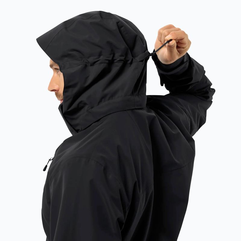 Kurtka przeciwdeszczowa męska Jack Wolfskin Jasper 2L black 3