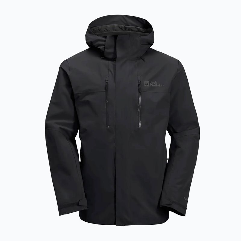 Kurtka przeciwdeszczowa męska Jack Wolfskin Jasper 2L black 6
