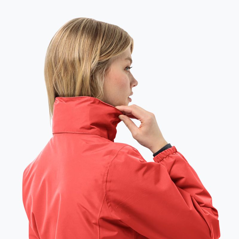 Kurtka przeciwdeszczowa damska Jack Wolfskin Stormy Point 2L vibrant red 4