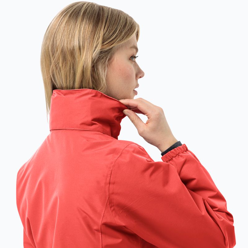 Kurtka przeciwdeszczowa damska Jack Wolfskin Stormy Point 2L vibrant red 3
