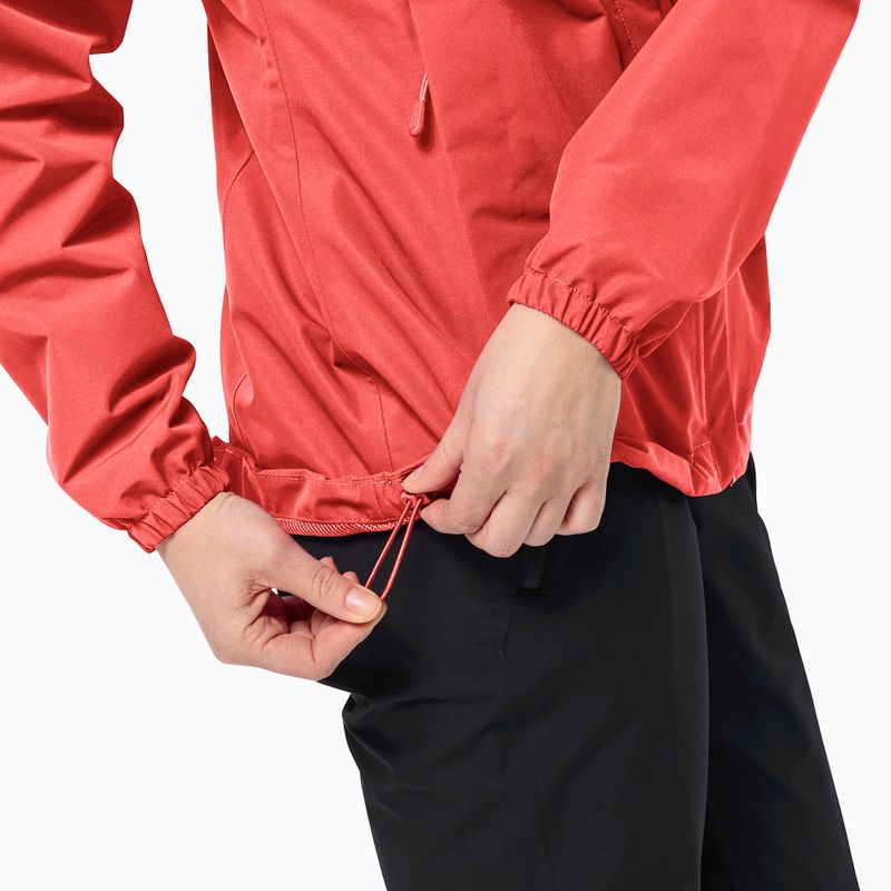 Kurtka przeciwdeszczowa damska Jack Wolfskin Stormy Point 2L vibrant red 6