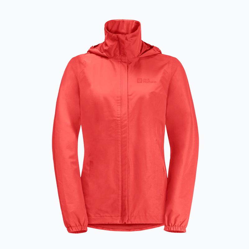 Kurtka przeciwdeszczowa damska Jack Wolfskin Stormy Point 2L vibrant red 7