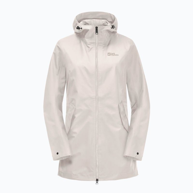 Płaszcz przeciwdeszczowy damski Jack Wolfskin Dakar Parka sea shell 6