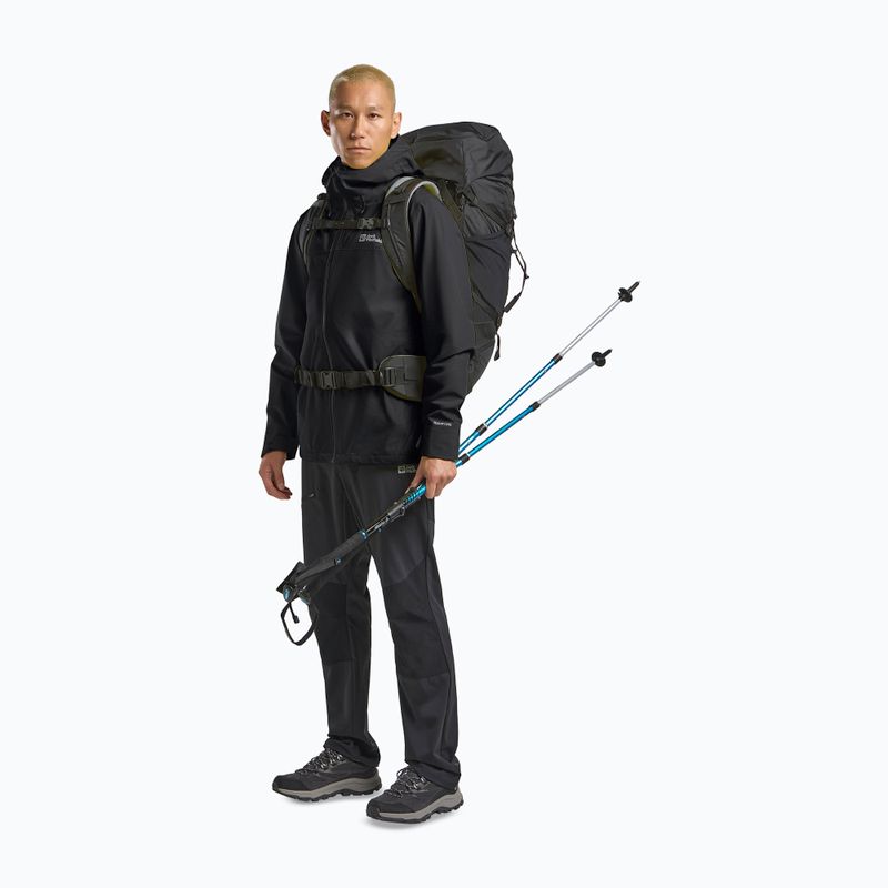 Kurtka przeciwdeszczowa męska Jack Wolfskin Highest Peak 3L black 4