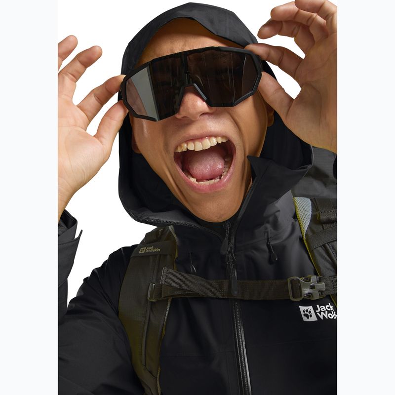 Kurtka przeciwdeszczowa męska Jack Wolfskin Highest Peak 3L black 5