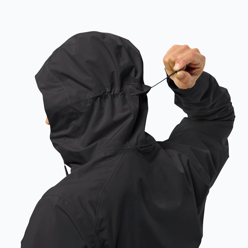 Kurtka przeciwdeszczowa męska Jack Wolfskin Highest Peak 3L black 7