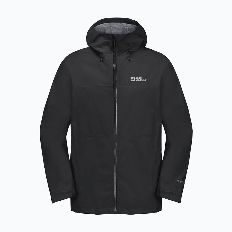 Kurtka przeciwdeszczowa męska Jack Wolfskin Highest Peak 3L black 11