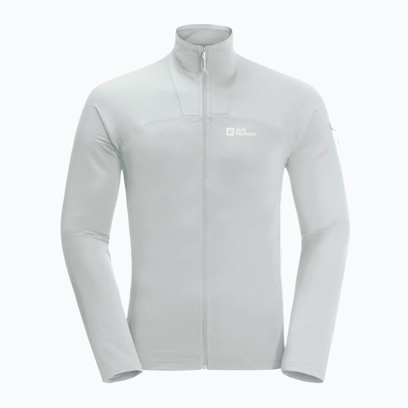 Bluza  trekkingowa męska Jack Wolfskin Prelight FZ cool grey 5