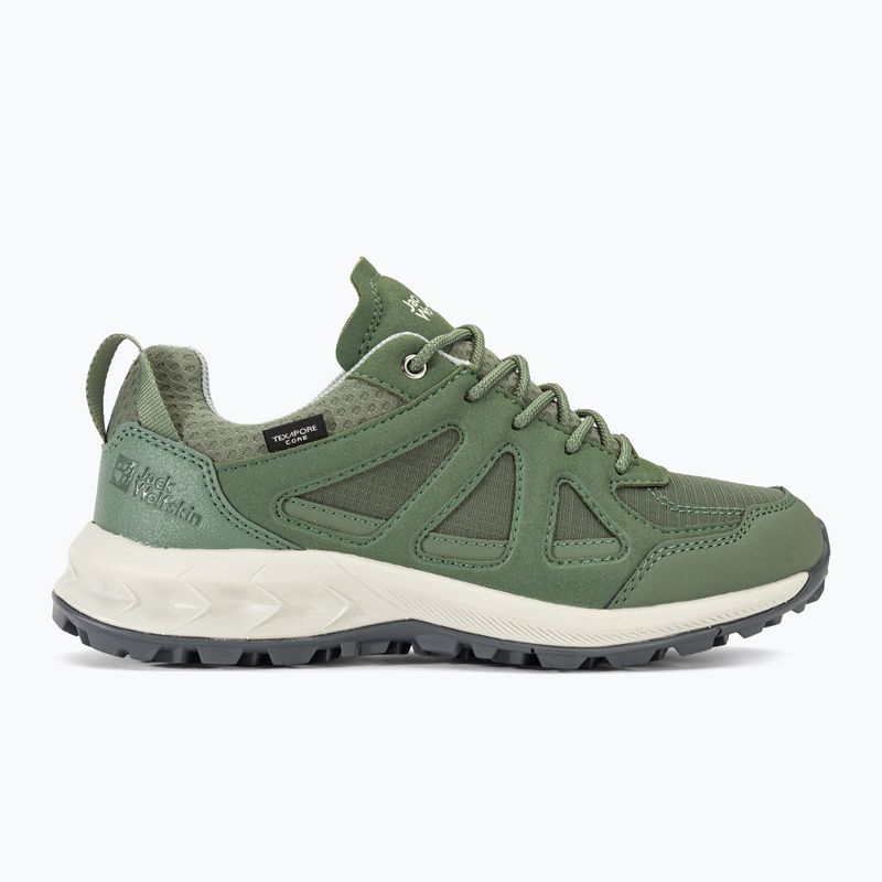 Buty trekkingowe damskie Jack Wolfskin Woodland 2 Texapore hedge green 2