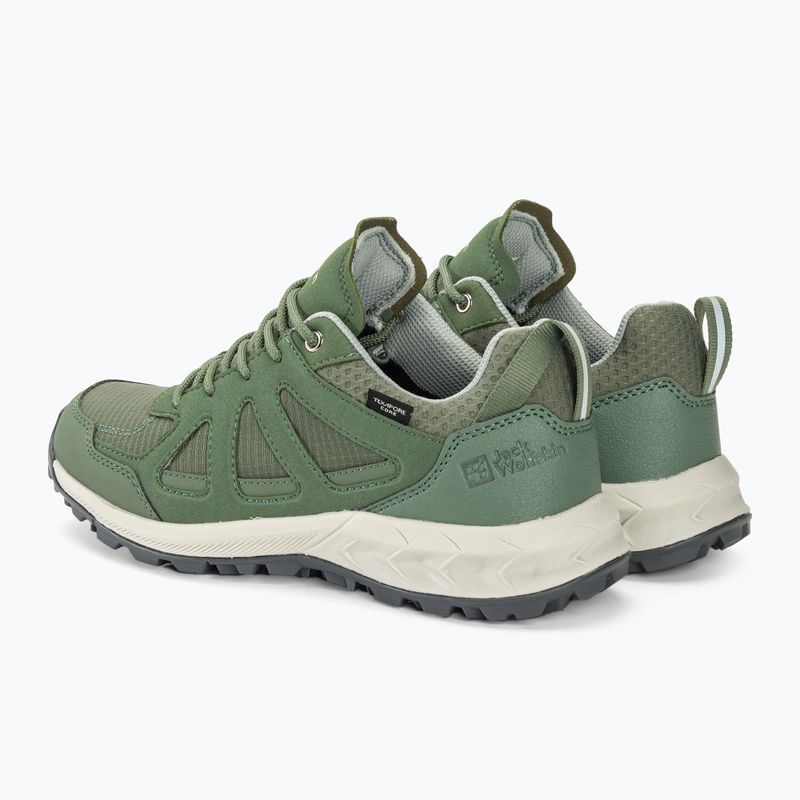 Buty trekkingowe damskie Jack Wolfskin Woodland 2 Texapore hedge green 3