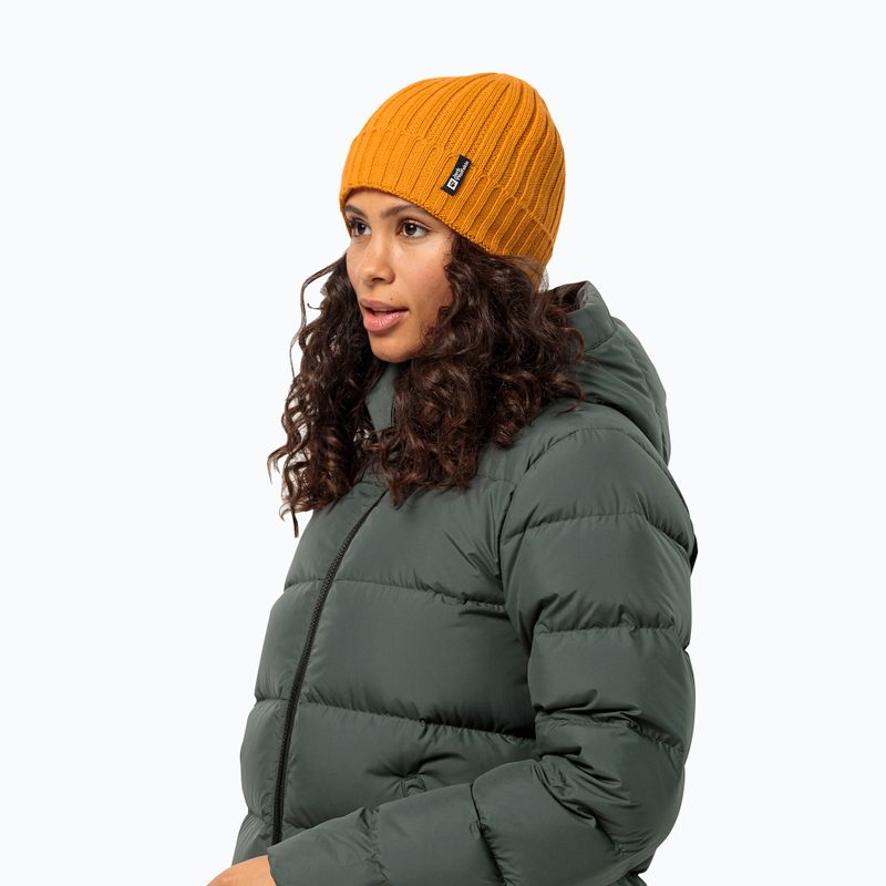 Czapka zimowa Jack Wolfskin Rib Knit safflower 2