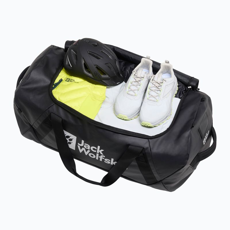 Torba podróżna Jack Wolfskin Expdn Duffle 100 l 2024 black 6