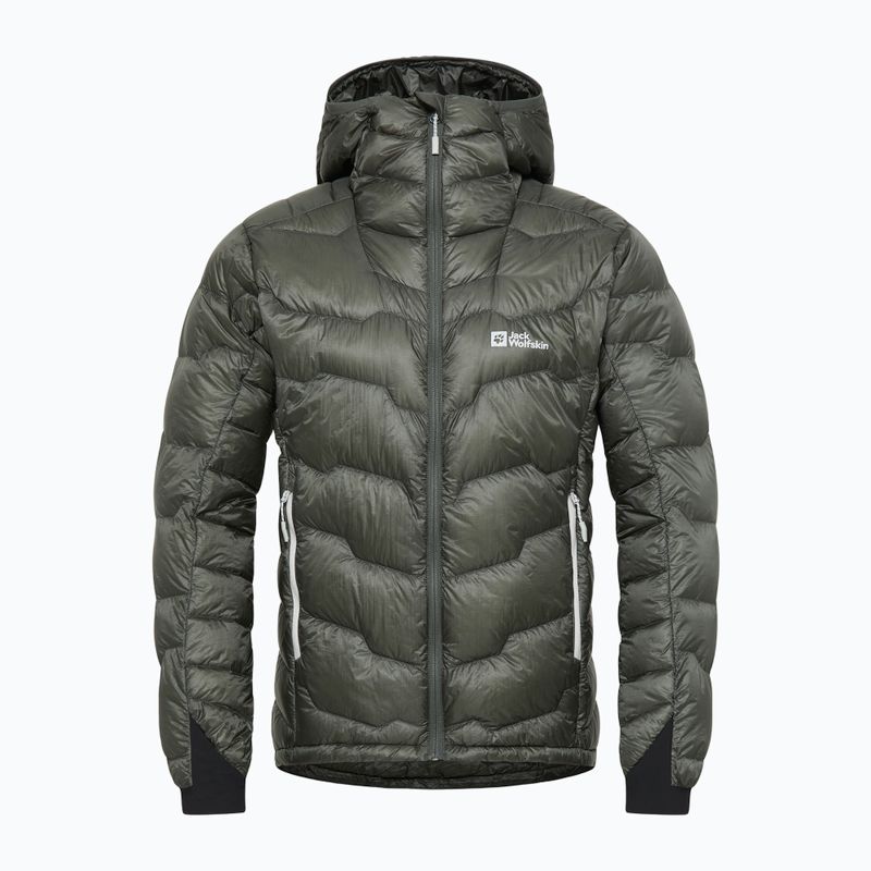 Kurtka puchowa męska Jack Wolfskin Alpspitze Down Hoody slate green 6
