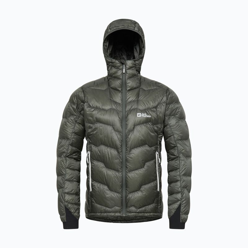 Kurtka puchowa męska Jack Wolfskin Alpspitze Down Hoody slate green 7