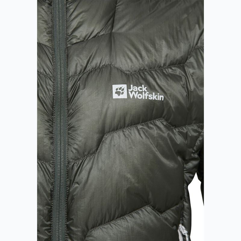 Kurtka puchowa męska Jack Wolfskin Alpspitze Down Hoody slate green 9